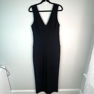 Chelsea28 Black Sleeveless Jumpsuit With Open Back Size 10